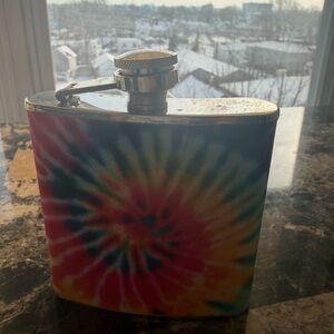 Colorful Tie-Dye Flask